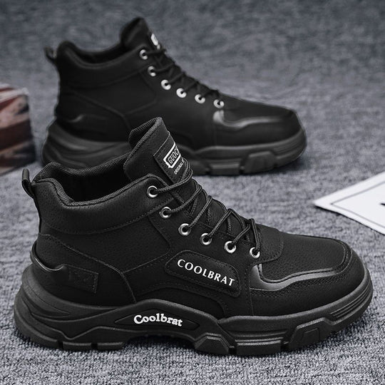 Herren Modische Winterstiefel mit rutschfester Sohle und warmem Innenfutter EB