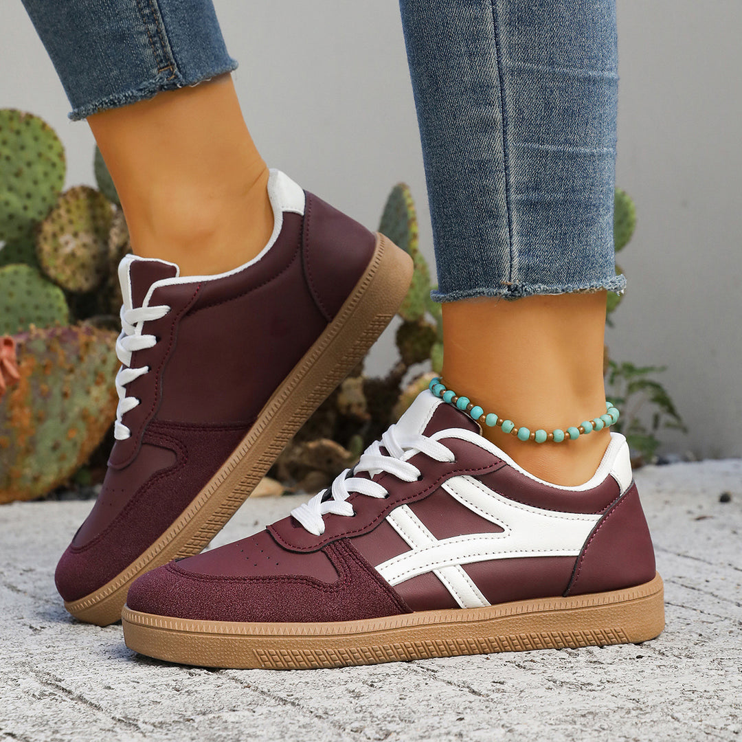 Damen Sneakers mit atmungsaktivem Obermaterial und rutschfester Sohle EB