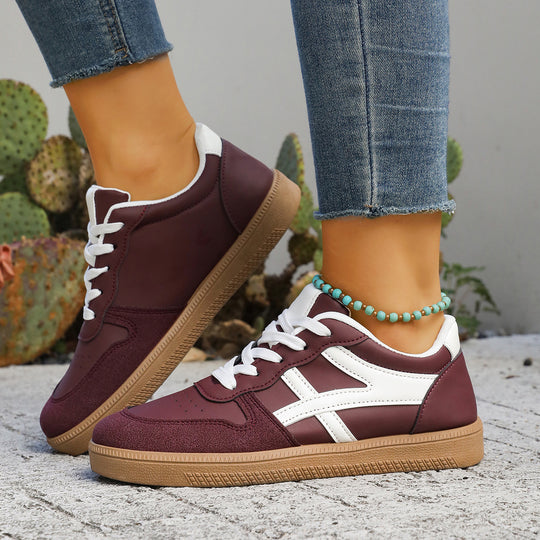 Damen Sneakers mit atmungsaktivem Obermaterial und rutschfester Sohle EB