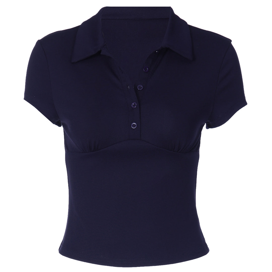 Damen Kurzärmliges Poloshirt mit taillierter Passform EB