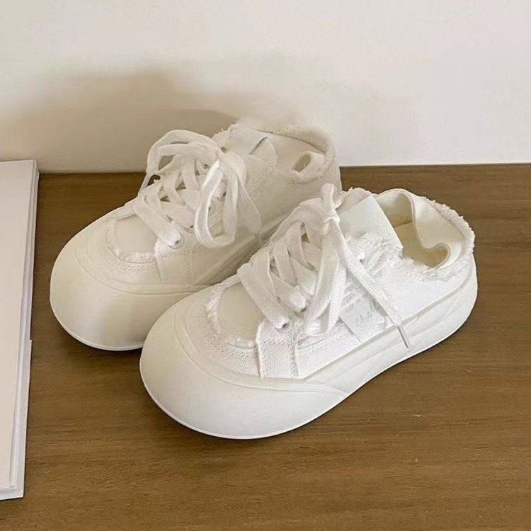 Damen Freizeit Sneakers mit lässiger Zerrkupfer-Optik und bequemer Dämpfung EB
