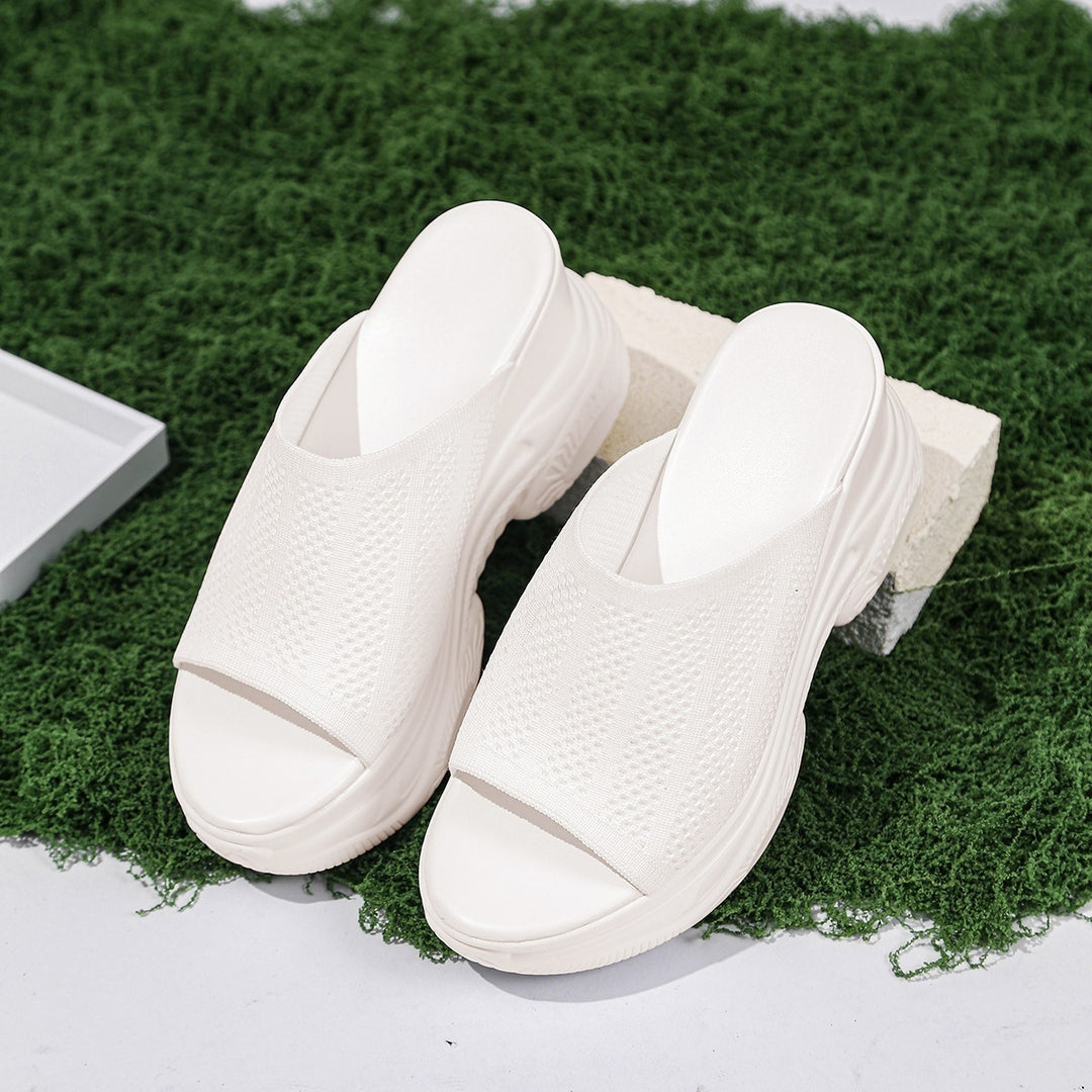 Damen Komfortable Slipper mit atmungsaktivem Obermaterial EB