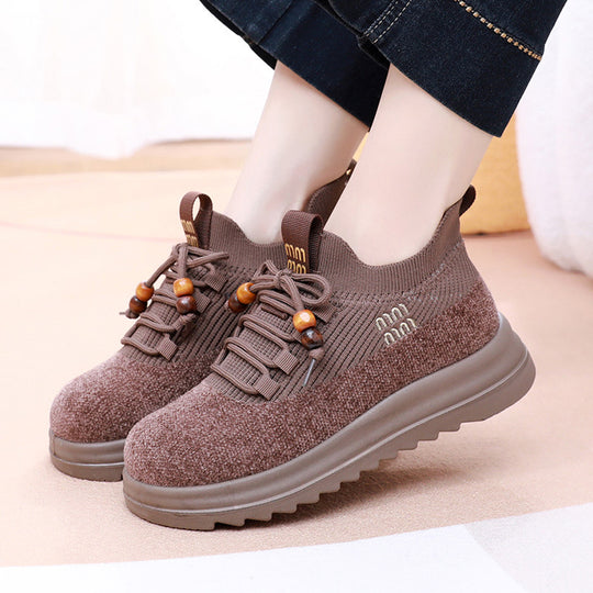 Damen Sportliche Sneaker mit weichem Futter und rutschfester Sohle EB