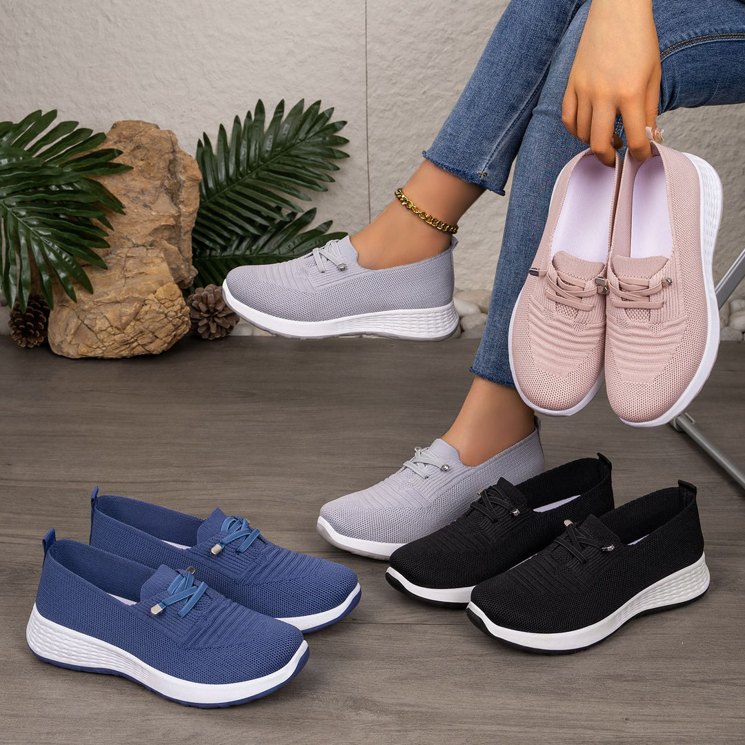 Damen Bequeme und leichte Sneakers mit atmungsaktivem Obermaterial EB