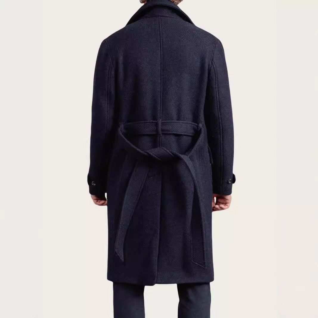 Herren eleganter Wool Peacoat EB