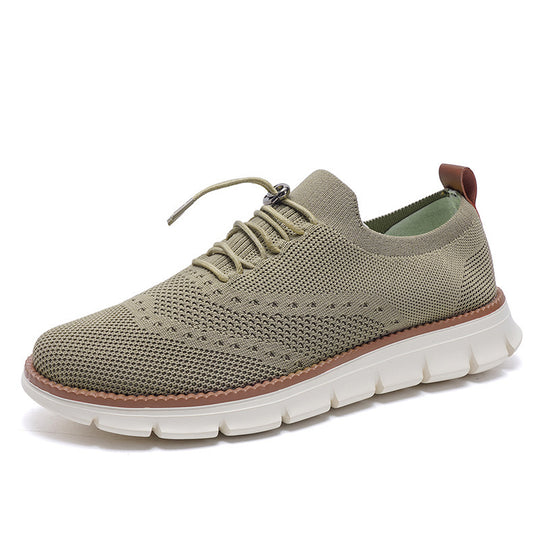 Damen Atmungsaktive Schnür-Sneaker mit flexiblem Obermaterial EB