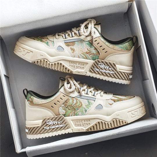 Damen modische Sneakers mit innovativer Textiloberfläche und rutschfester Sohle EB