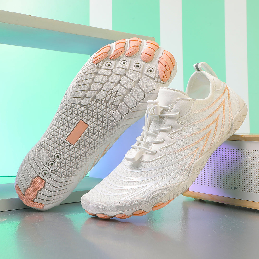 Damen Bunte Sportschuhe mit rutschfester Sohle und atmungsaktivem Obermaterial EB