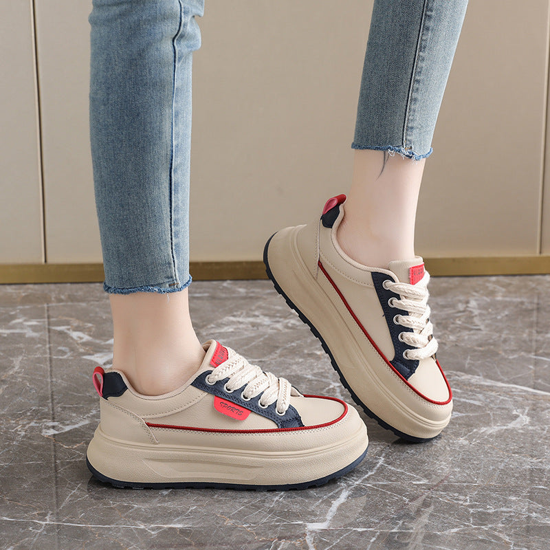 Damen Sportliche Chunky Sneakers mit atmungsaktivem Obermaterial und ergonomischer Dämpfung EB