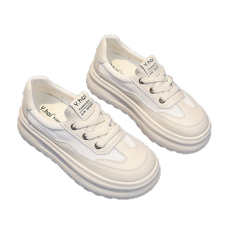 Damen Modische Chunky Sneaker mit atmungsaktivem Obermaterial und dämpfender Sohle EB