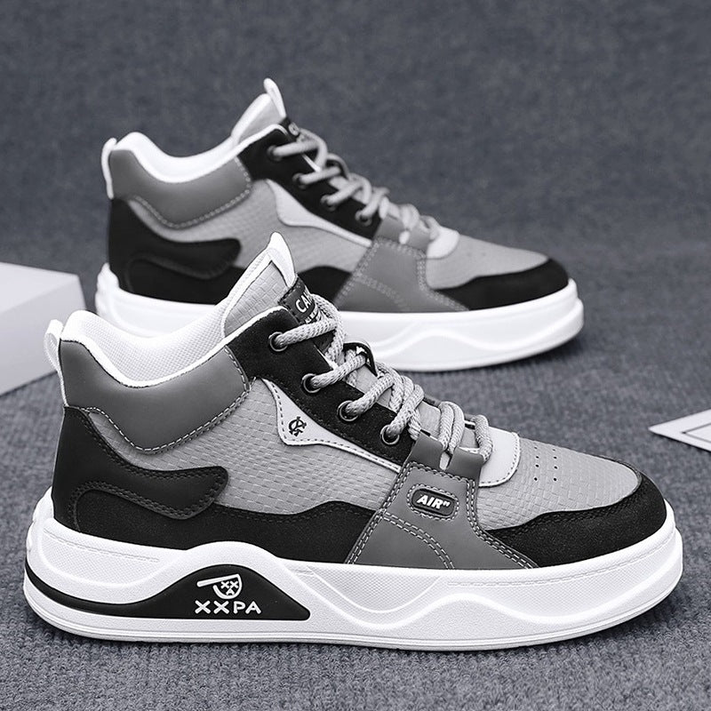 Damen Sportliche High-Top Sneakers mit stoßdämpfender Sohle und atmungsaktivem Obermaterial EB