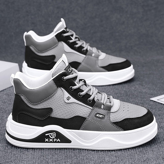 Damen Sportliche High-Top Sneakers mit stoßdämpfender Sohle und atmungsaktivem Obermaterial EB