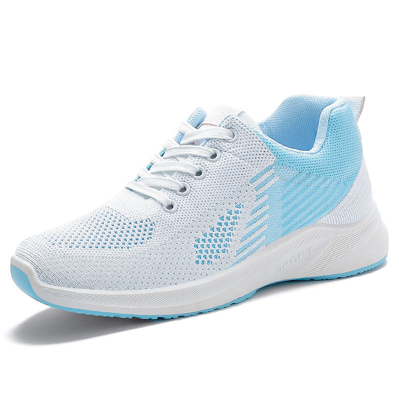 Damen Leichte und atmungsaktive Laufschuhe mit innovativem Strickdesign EB