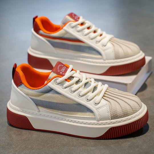 Damen komfortable Sneakers mit atmungsaktiver Mesh-Oberfläche und rutschfester Sohle EB