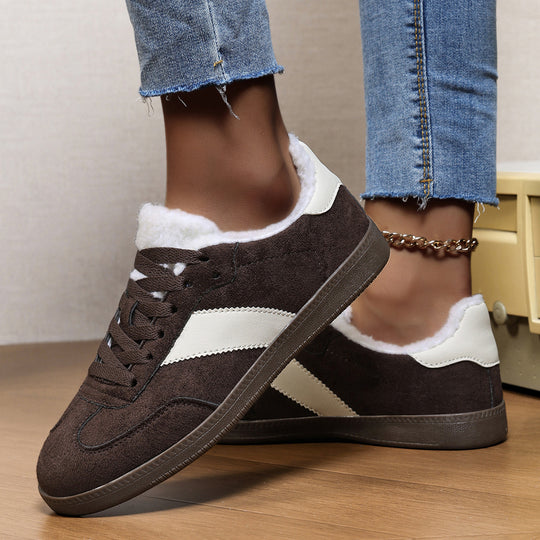 Damen Sneakers mit warmem Futter und rutschfester Sohle EB