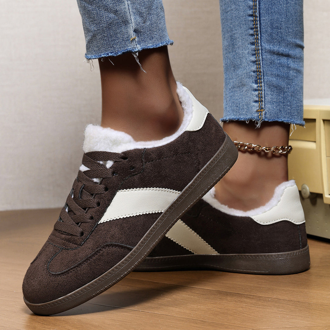 Damen Sneaker mit warmem Innenfutter und rutschfester Sohle EB