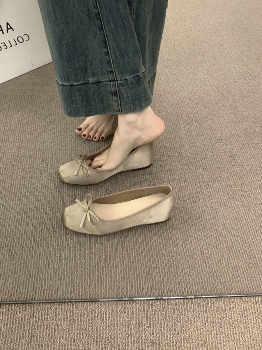 Damen Ballerinas mit schickem Schleifenakzent und komfortablem Fußbett EB