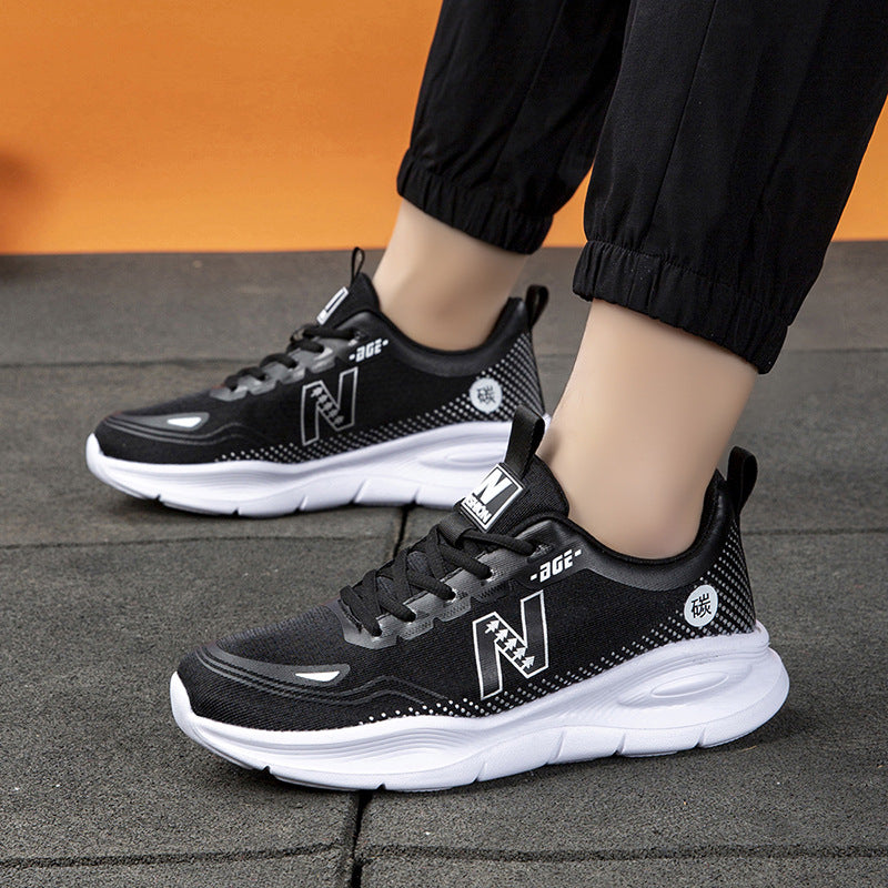 Damen Leichte und atmungsaktive Fitness-Sneaker mit dämpfender Sohle EB