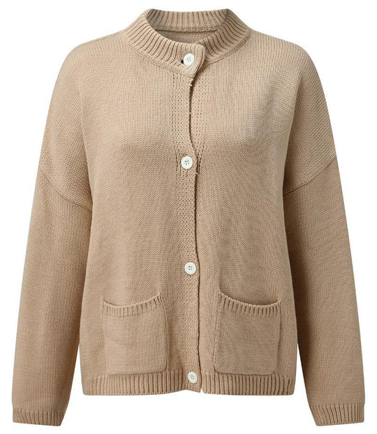 Damen Strickjacke im lässigen Schnitt mit Knopfdetails EB