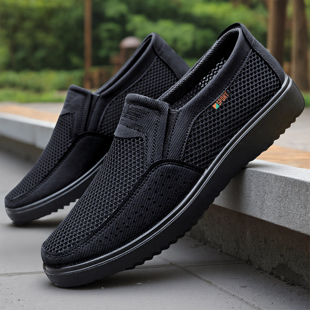 Damen Atmungsaktive Slip-On Sportschuhe mit rutschfester Sohle EB