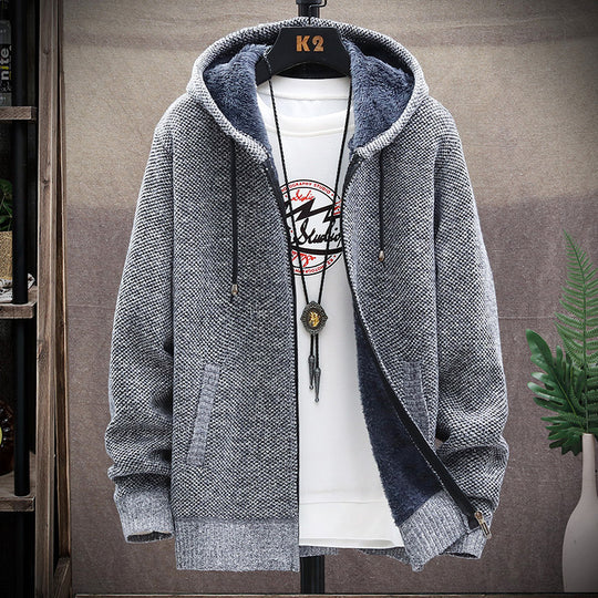 Herren bequeme und stylische Kapuzenjacke EB