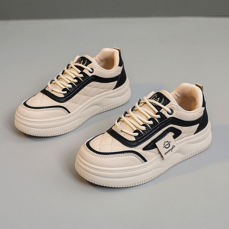 Damen modische Sneakers mit sportlichem Design und dämpfender Laufsohle EB