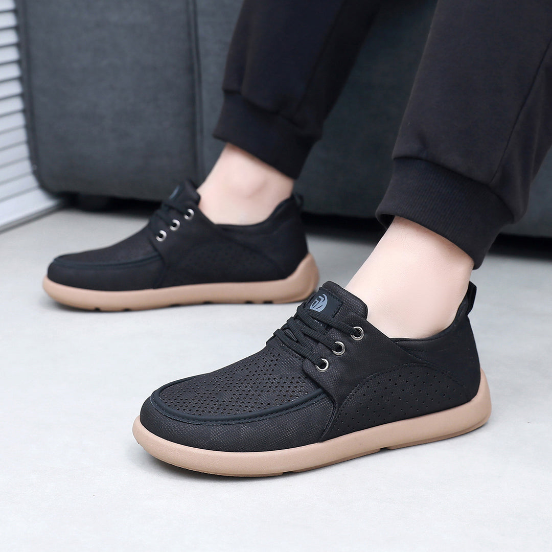 Damen Atmungsaktive Sneaker mit Lochmuster und rutschfester Sohle EB