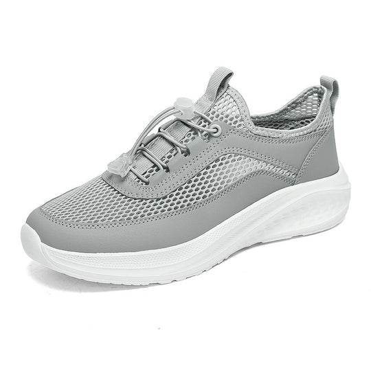 Damen Sportsneaker mit elastischem Mesh-Obermaterial und stoßdämpfender Sohle EB