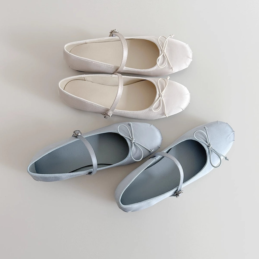Damen Ballerinas mit verstellbarem Riemen und bequemer Innenpolsterung EB