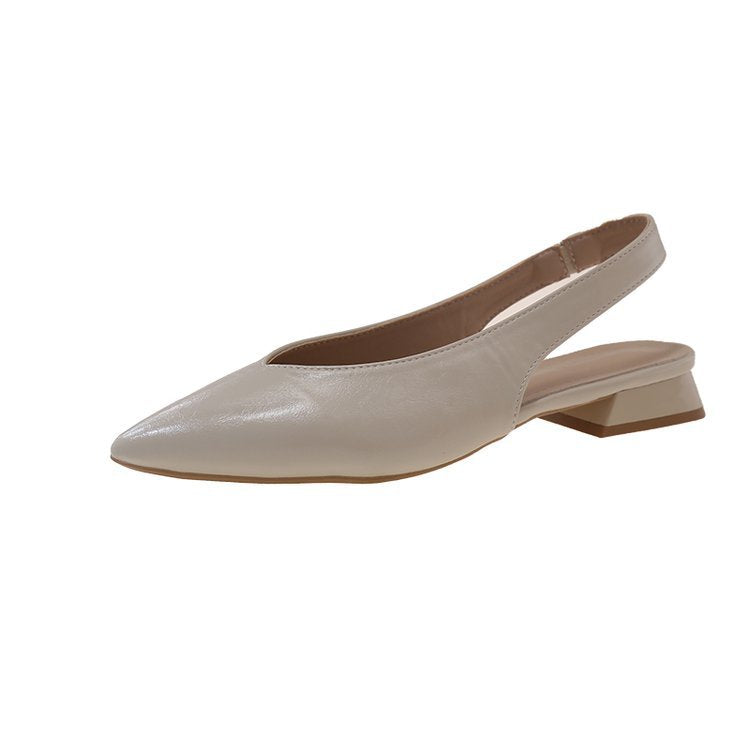 Damen Slingback-Pumps mit elegantem spitzen Design und modischem Blockabsatz EB