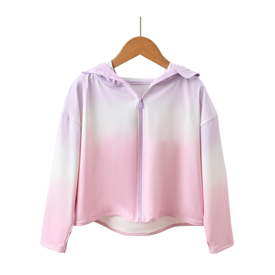 Damen Sportliche UV-Schutzjacke mit Kapuze EB