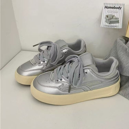 Damen modische Sneakers mit dämpfender Sohle und atmungsaktivem Obermaterial EB