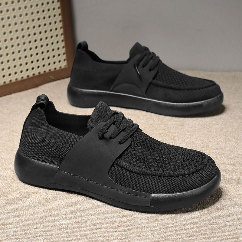 Damen Atmungsaktive Sneakers mit elastischem Obermaterial und gepolsterter Sohle EB