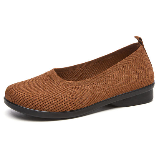 Damen Komfortable Ballerinas mit flexibler Sohle EB