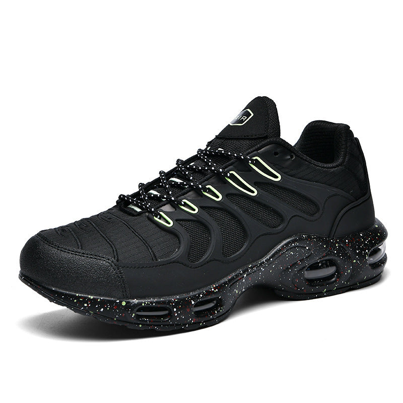 Herren futuristische Dämpfungs-Sneaker mit sichtbarer Luftkammer und strukturiertem Mesh-Overlay EB
