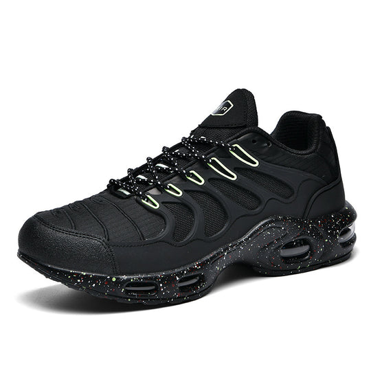 Herren futuristische Dämpfungs-Sneaker mit sichtbarer Luftkammer und strukturiertem Mesh-Overlay EB