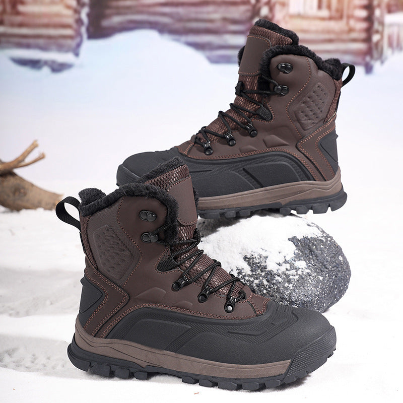 Damen Winter-Wanderschuhe mit isolierendem Fleece-Futter und rutschfester Sohle EB