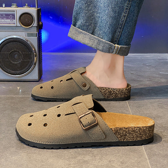 Damen Komfortable Clogs mit verstellbarem Riemen und atmungsaktiver Oberflächenstruktur EB