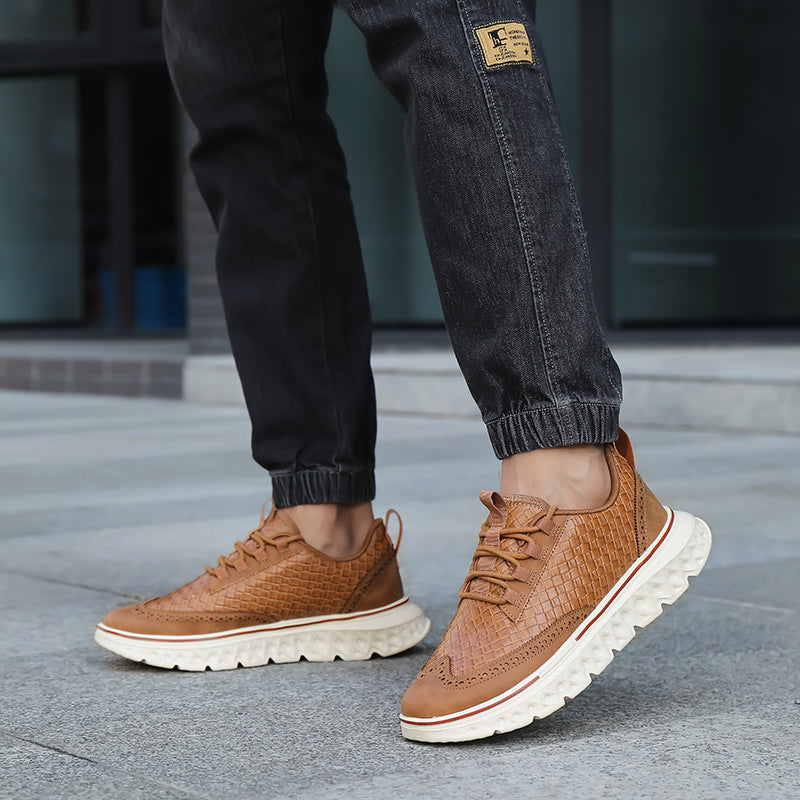 Damen Modische Schnürschuhe mit innovativem Design und atmungsaktiver Sohle EB