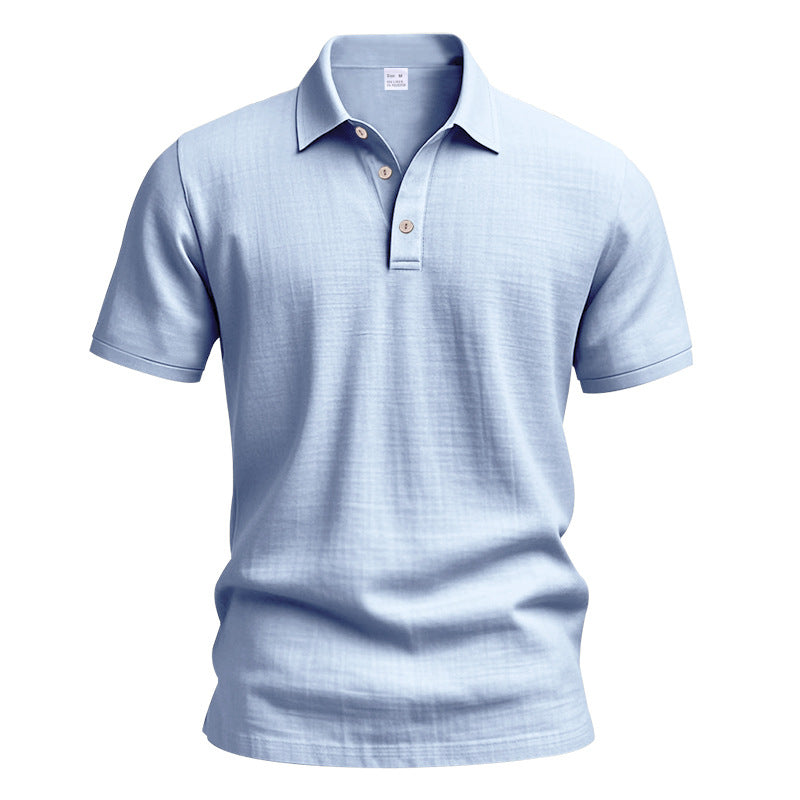 Herren Polo-Hemd mit strukturiertem Design und hochwertiger Baumwolle EB