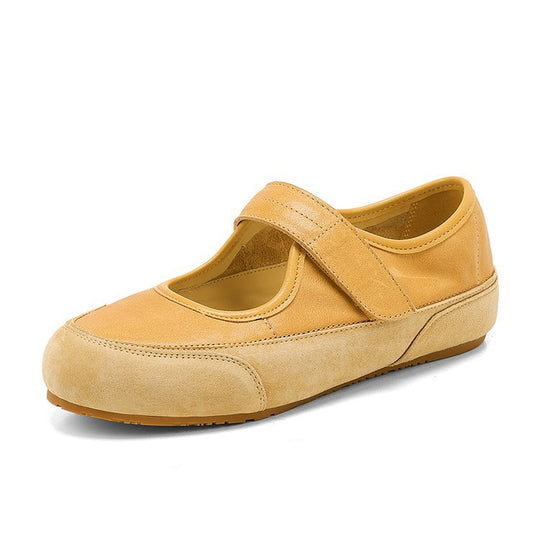 Damen Komfortable Ballerinas mit verstellbarem Riemchen EB