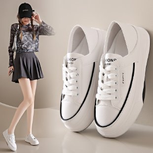 Damen Slip-On Sneakers mit komfortabler Plattform und atmungsaktiver Konstruktion EB