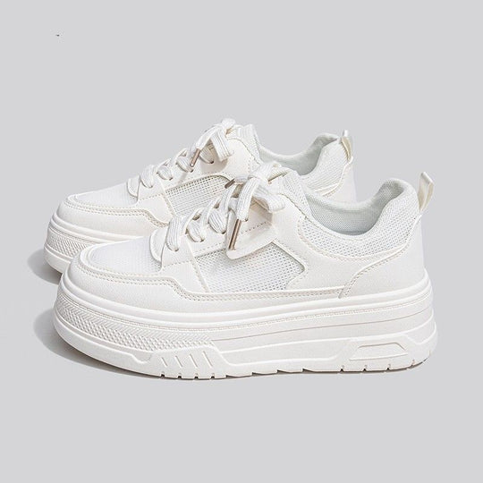 Damen Komfortable Chunky Sneakers mit atmungsaktiver Mesh-Oberfläche und gepolsterter Sohle EB