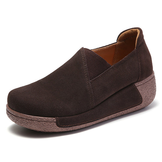 Damen Komfortable Slip-On Sneakers mit anpassungsfähiger Sohle EB