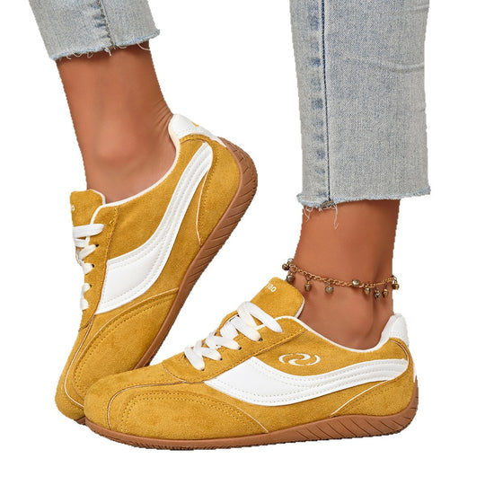 Damen Freizeitschuhe mit hochwertigem Veloursleder und rutschfester Gummisohle EB