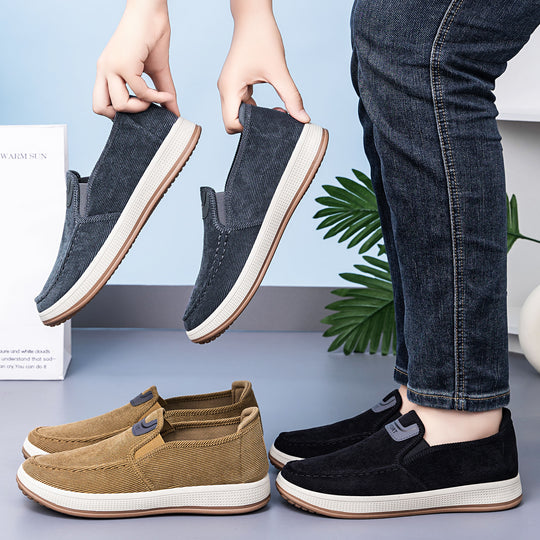 Damen Bequeme Slip-On Sport-Schuhe aus elastischem Gewebe EB