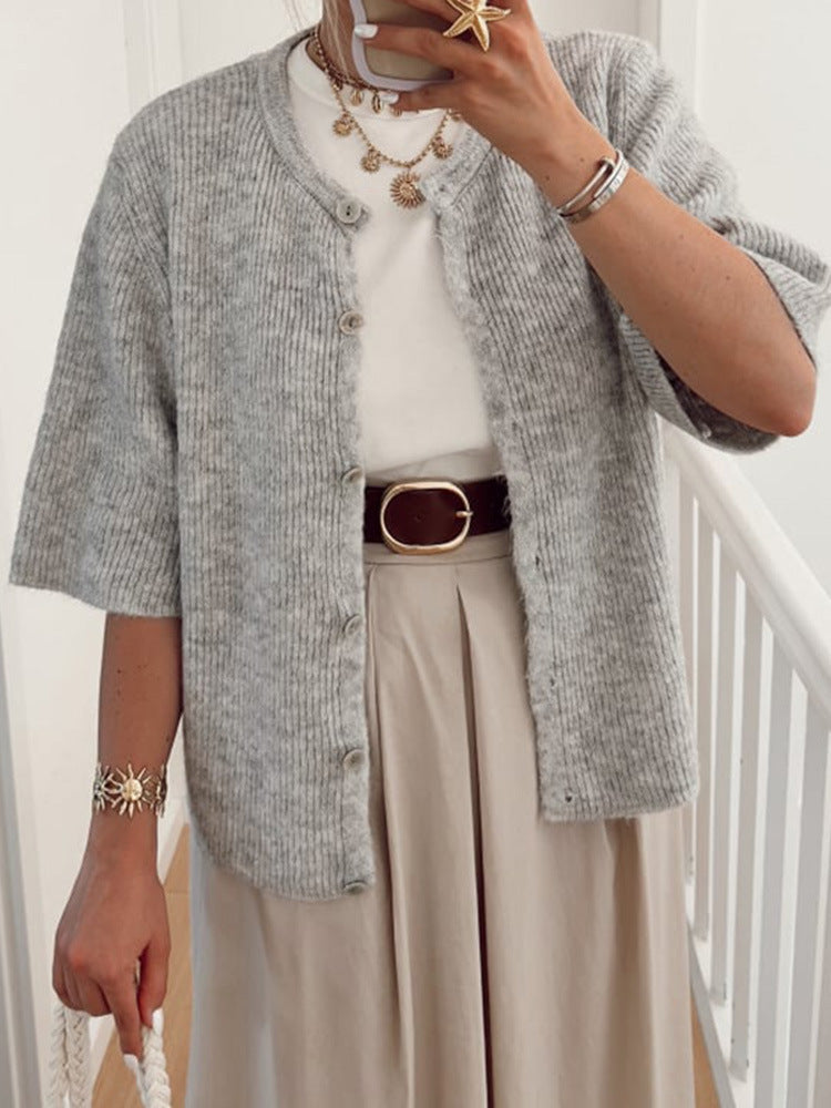 Damen leichter Strickcardigan EB