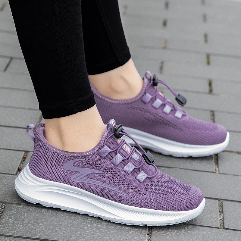 Damen Leichte und elastische Freizeitschuhe mit schneller Schnürtechnologie EB