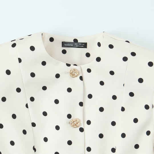 Damen elegante Bluse mit Puffärmeln und Knopfdetails EB