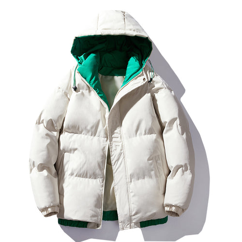 Damen isolierte Winterjacke mit künstlerischem Print und verstellbarem Kapuzensystem EB